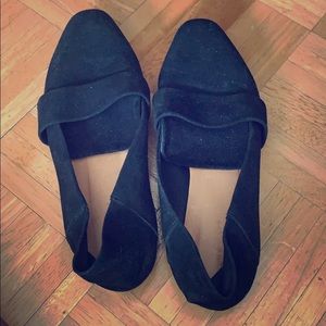 Pure Navy Norita Suede Loafer